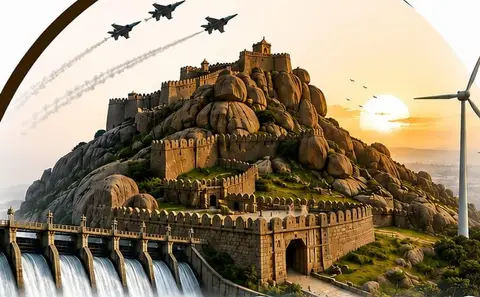 Illustration of Chitradurga – hill