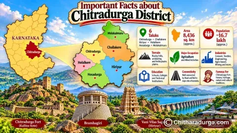 चित्रदुर्ग जिला – प्रमुख तथ्य