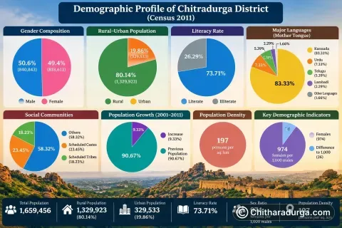 Demographics of Chitradurga District