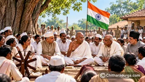 ಚಿತ್ರದುರ್ಗ ಜಿಲ್ಲೆಯಲ್ಲಿ ಗಾಂಧೀವಾದಿ ಚಳವಳಿ